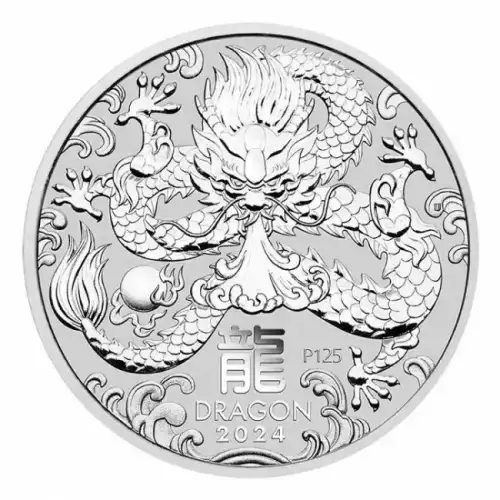 2024 1 kg Australian Silver Lunar Dragon | Perth Mint Silver Lunar