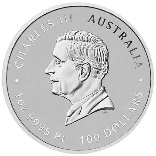 Australian Perth Mint Platinum Coin Lunar Series: Year of the Snake, 1oz - 2025