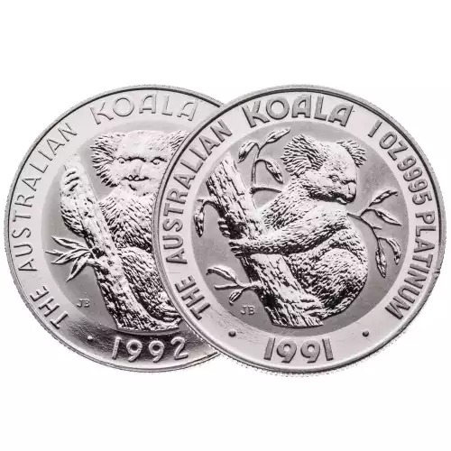 Australian Perth Mint Platinum Koala 1oz - Backdated (5)