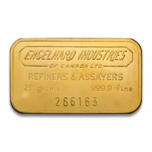 Misc Minted Gold Bar, 25 gram
