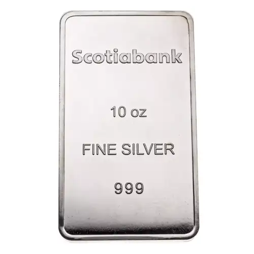 10 Ounce Generic Silver Bar | .999 Silver Bar - Canadian PMX