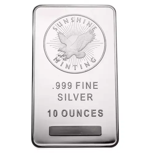 10 Ounce Generic Silver Bar | .999 Silver Bar - Canadian PMX