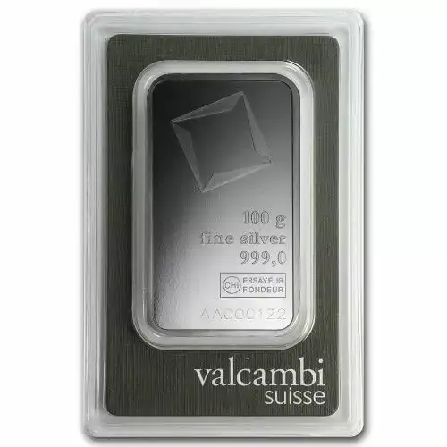 Misc. Minted Silver Bar, 100g (3.215 Tr Oz) - Canadian PMX