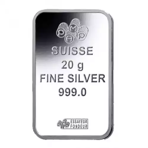 Misc. Minted Silver Bar, 20 gram (2)