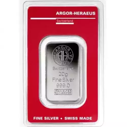 Misc. Minted Silver Bar, 20 gram