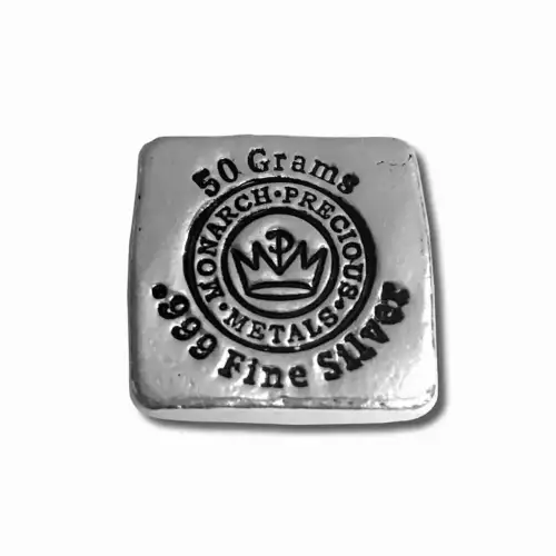 Misc. Minted Silver Bar, 50g (1.6075 Tr Oz) (3)