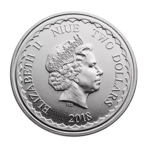 Niue Silver Double Dragon 1 oz Coin - 2018 - Canadian PMX