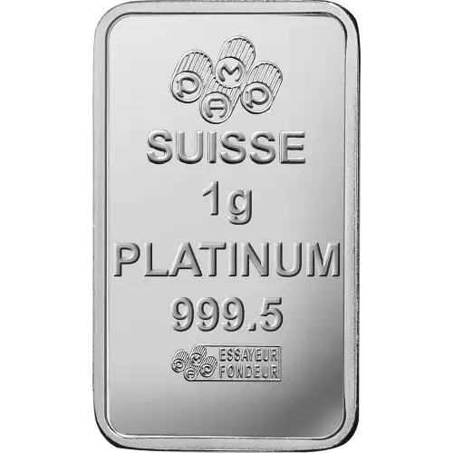 PAMP Suisse Platinum Fortuna Multi Gram Sheet, 25 x 1 gram