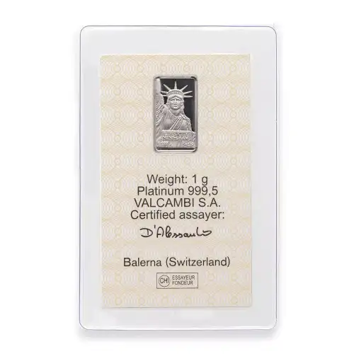 Platinum Bar 1 gram - Misc Minted (4)
