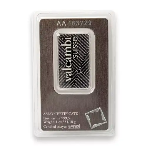 Platinum Bar 1 oz - Misc Minted