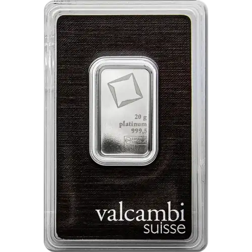 Platinum Bar 20 gram - Misc Minted
