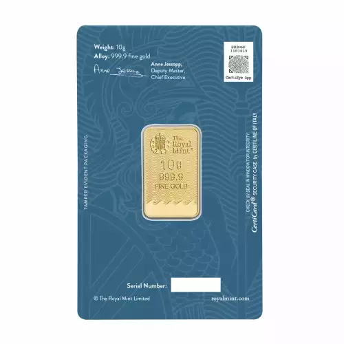 Royal Mint Refinery Gold Bar, 10 gram (4)