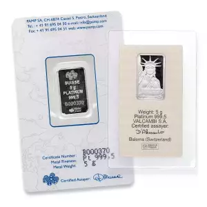 Platinum Bar 5 gram - Misc Minted (4)