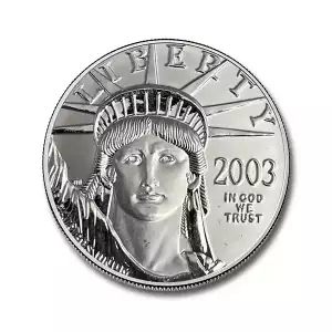 United States Platinum Eagle 1/2 oz - Backdated