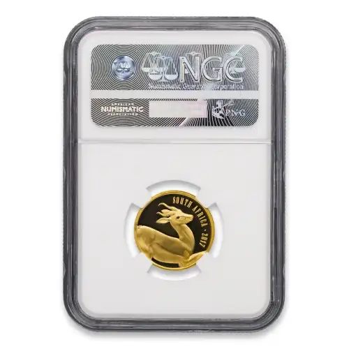 South African Natura Springbok, 1/4oz Gold Coin - 2017 (4)
