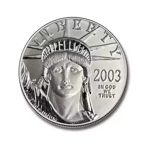 United States Platinum Eagle 1/2 oz - Backdated